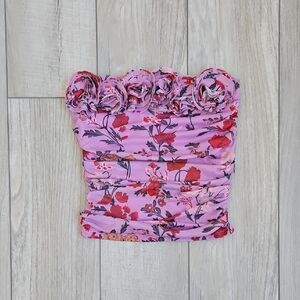 Anthropologie Strapless Top